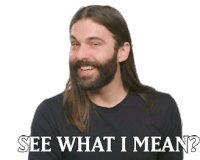 See What I Mean Jonathan Van Ness Sticker - See What I Mean Jonathan Van Ness Wink Stickers