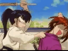 Rurouni Kenshin Whack GIF - Rurouni Kenshin Whack Sword GIFs