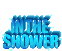 In The Shower Showering Sticker - In The Shower Showering Clean Stickers