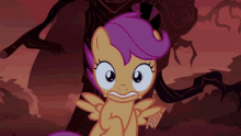 my little pony my little pony friendship is magic scootaloo sleepless in ponyville scared