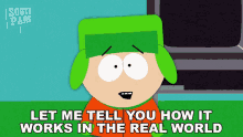 Let Me Tell You How It Works In The Real World Kyle Broflovski GIF - Let Me Tell You How It Works In The Real World Kyle Broflovski South Park GIFs