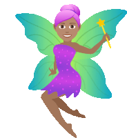 Fairy Joypixels Sticker - Fairy Joypixels Flying Fairy Stickers