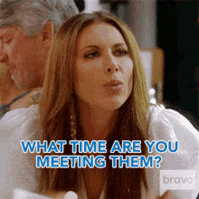 What Time Are You Meeting Them Lee Anne Locken GIF - What Time Are You Meeting Them Lee Anne Locken Real Housewives Of Dallas GIFs
