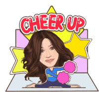 Card Cheer Sticker - Card Cheer Up Stickers
