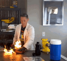 The King Of Random Fire GIF - The King Of Random Fire Putting Out GIFs