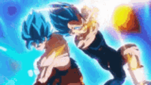 Goku Vegeta GIF - Goku Vegeta Bluebros GIFs