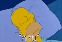 ซิมป์สัน กรน นอน หลับ GIF - The Simpsons Snore Snoring GIFs