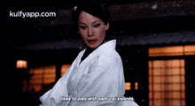 ikes to play with samural swords. iconic lucy liu kill bill vol. 1 q