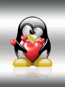 Penguin Heart GIF - Penguin Heart GIFs