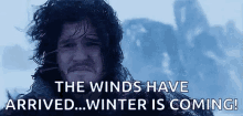 The Winds Have Arrived Jon Snow GIF - The Winds Have Arrived Jon Snow Sad GIFs