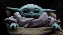 Baby Yoda Wave GIF - Baby Yoda Wave The Mandalorian GIFs
