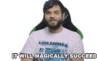It Will Magically Succeed Andrew Baena Sticker - It Will Magically Succeed Andrew Baena Miraculously Succeed Stickers