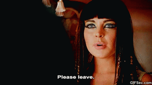 Please Leave - Liz And Dick GIF - Liz And Dick Leave Costume - Descubre &  Comparte GIFs
