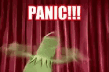Panic Kermit GIF - Panic Kermit GIFs