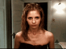 Buffy The Vampire Slayer Mirror GIF - Buffy The Vampire Slayer Mirror Silly GIFs