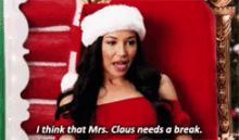 Mrs Claus Break GIF - Mrs Claus Break Glee GIFs