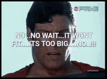 Funny Superman GIF - Funny Superman It Wont Fit In GIFs