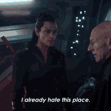 I Already Hate This Place Elnor GIF - I Already Hate This Place Elnor Star Trek Picard GIFs
