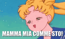 Sailor Moon Enzo Salvi Mamma Mia Comme Come Sto GIF - Stoned Sailor Moon Weed GIFs