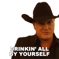 Drinkin All By Yourself Jon Pardi Sticker - Drinkin All By Yourself Jon Pardi Last Night Lonely Song Stickers