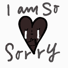 Iam So Sorry Sad GIF - Iam So Sorry Sad Heart GIFs