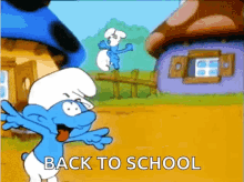 shit show smurfs dance wacky back to school