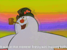 Frosty Frosty The Snowman GIF - Frosty Frosty The Snowman High GIFs