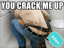 You Cracked Me Up Butt GIF - You Cracked Me Up Butt Peek GIFs