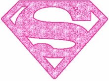 superman superwoman pink sparkle logo superman superwoman pink sparkle logo