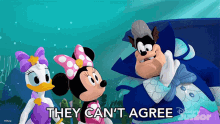 they cant agree minnie mouse daisy duck octo pete mickey mouse funhouse