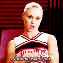 Glee Kitty Wilde GIF - Glee Kitty Wilde Nobody Asked You GIFs