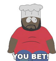 You Bet Chef Sticker - You Bet Chef South Park Stickers