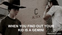The Walking Dead When You Find Out Your Kid Is A Gemini GIF - The Walking Dead When You Find Out Your Kid Is A Gemini Gemini GIFs