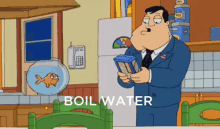 Cooking Is A Science GIF - American Dad Water Boiling GIFs