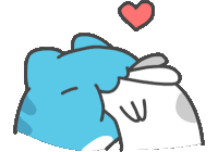 Best Friends Cute Sticker - Best Friends Cute Kiss Stickers