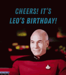 Leo Birthday Cheers GIF - Leo Birthday Cheers Happy Birthday Leo GIFs