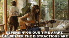 Dependin On Our Time Apart The Better The Distractions Are GIF - Dependin On Our Time Apart The Better The Distractions Are Faye Webster GIFs