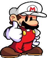 Rebooting Fire Mario Sticker - Rebooting Fire Mario Pose Stickers