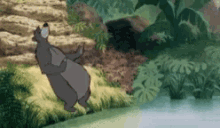 Baloo Sliding To Be Dms Like GIF - Baloo Sliding To Be Dms Like Jungle Book GIFs