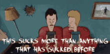 Bevis And Butthead Music GIF - Bevis And Butthead Music Sad GIFs