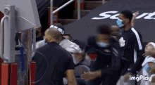 crowd bench