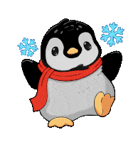 Penguin Snow Sticker - Penguin Snow Welcome Stickers