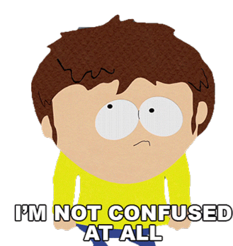 Im Not Confused At All Jimmy Valmer Sticker - Im Not Confused At All Jimmy Valmer South Park Stickers