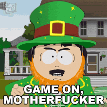 game on motherfucker randy marsh south park south park credigree weed st patricks day south park s25e6