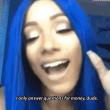 Sasha Banks I Only Answer Questions For Money GIF - Sasha Banks I Only Answer Questions For Money Dude GIFs
