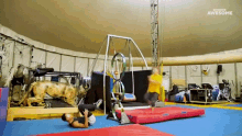 jump tricks leap catch circus
