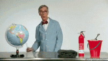 Bill Nye World On Fire GIF - Bill Nye World On Fire John Oliver GIFs
