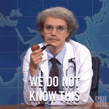 we do not know this dr wayne wenowdis kate mckinnon saturday night live we dont knwo about it