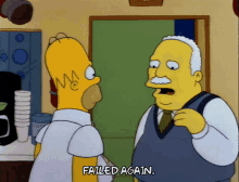 Failed Again Homer Simpson GIF - Failed Again Homer Simpson The Simpsons GIFs