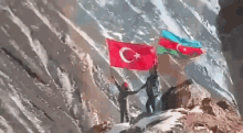 Türkiye Azerbaycan Azerbaycan Türkiye GIF - Türkiye Azerbaycan Azerbaycan Türkiye Türk Bayrağları GIFs